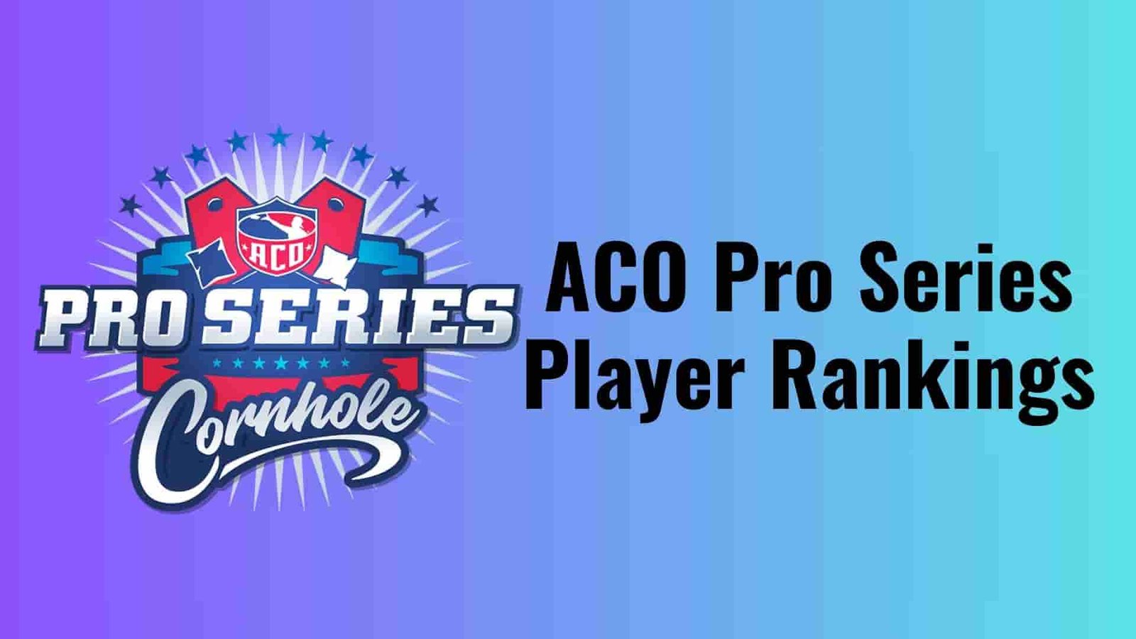 ACO Pro Series Player Rankings