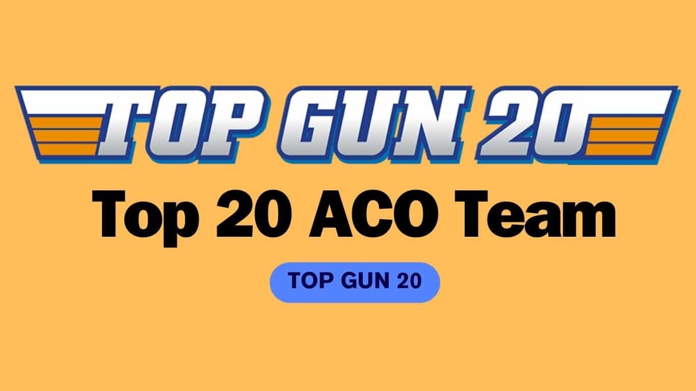 TopGun 20 (Top 20 ACO Teams)