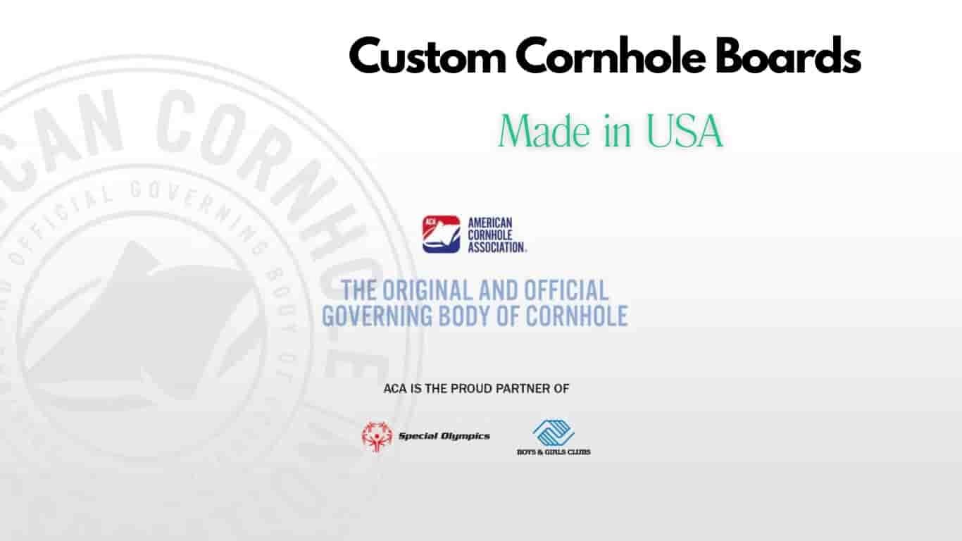Custom Cornhole Boards Made in USA