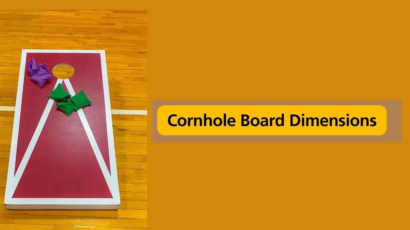 Standard Cornhole Board Dimensions