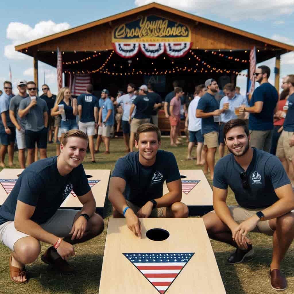 Young Professionals Host Cornhole Tournament at LakeFest