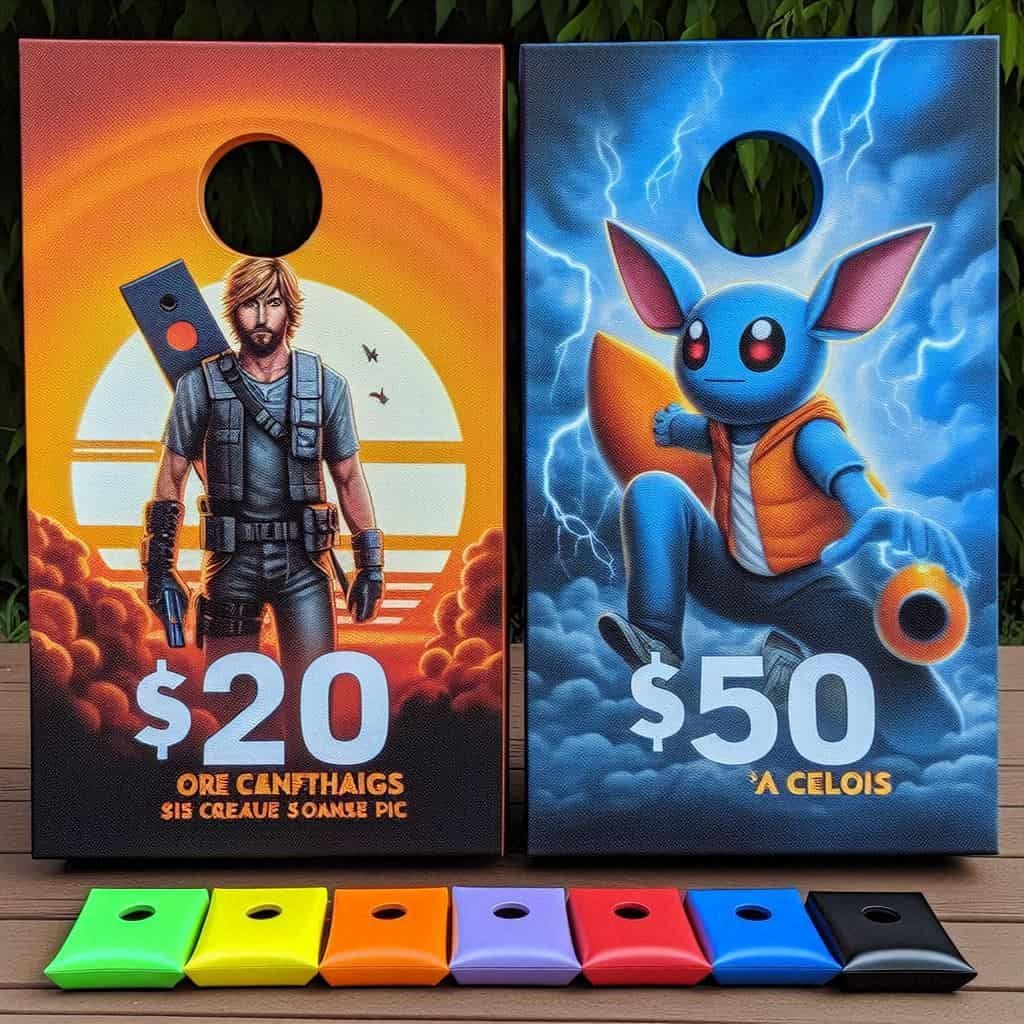 Affordable One-Color Cornhole Bag Sets $20 To $50