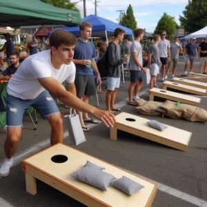 Read more about the article Kent Cornhole Tournament at Farmers Market