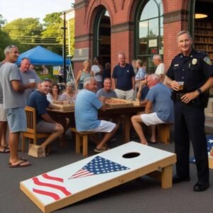 Read more about the article Sherborn COA Hosts Summer Cornhole Party