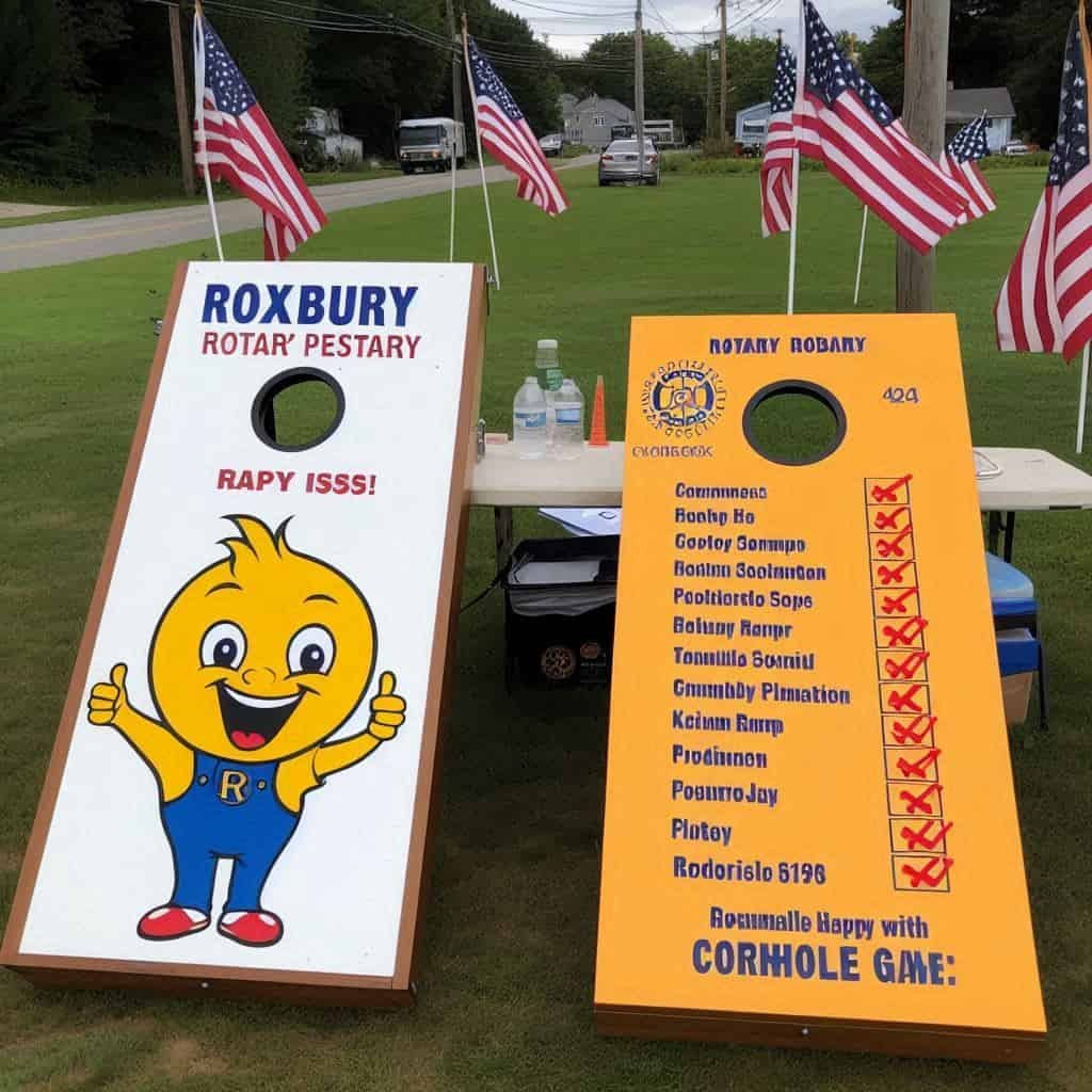 Roxbury Rotary Happy with Cornhole Game Results